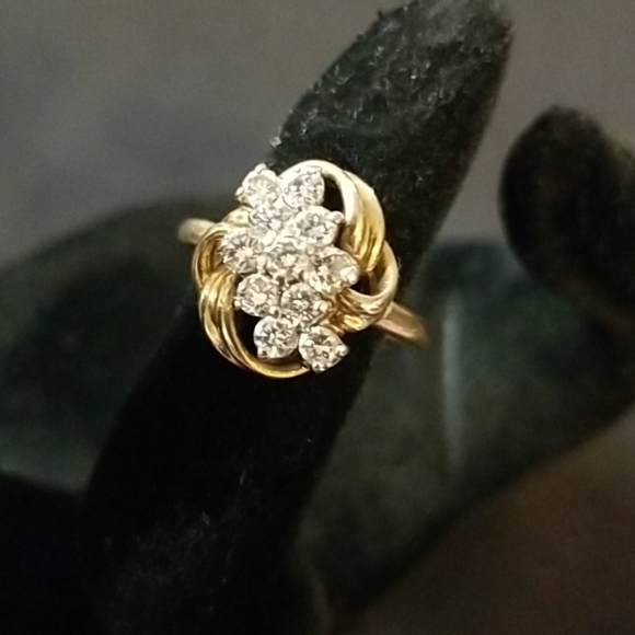 Vintage DiamondCocktail Ring